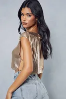 Women's Vest Tank Tops Sequins Sexy Solid Color main image 5