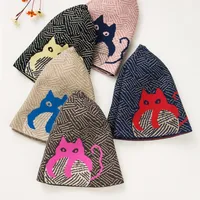 Unisex Ig Style Casual Cat Eaveless Bucket Hat main image 1