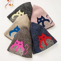 Unisex Ig Style Casual Cat Eaveless Bucket Hat main image 2