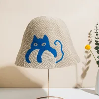 Unisex Ig Style Casual Cat Eaveless Bucket Hat main image 8