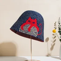 Unisex Ig Style Casual Cat Eaveless Bucket Hat main image 9