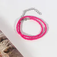 Bohemian Rice Beads Short Necklace Choker Nhct150464 sku image 5