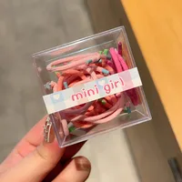 Cartoon Style Color Block Cloth Hair Tie main image 4