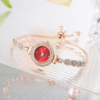 Classic Style Solid Color Telescopic Rope Quartz Women's Watches main image 2
