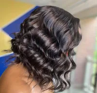 Women's Simple Style Casual Matte Silk Centre Parting Short Curly Hair Wigs main image 2