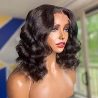 Women's Simple Style Casual Matte Silk Centre Parting Short Curly Hair Wigs main image 3