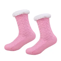 Women's Casual Solid Color Polyacrylonitrile Fiber Jacquard Crew Socks A Pair sku image 5