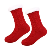 Women's Casual Solid Color Polyacrylonitrile Fiber Jacquard Crew Socks A Pair sku image 1