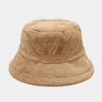 Women's Elegant Basic Solid Color Flat Eaves Bucket Hat sku image 13