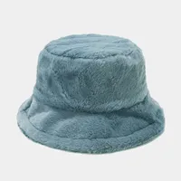 Women's Elegant Basic Solid Color Flat Eaves Bucket Hat sku image 19