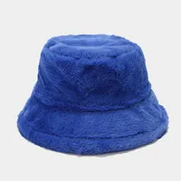 Women's Elegant Basic Solid Color Flat Eaves Bucket Hat sku image 6