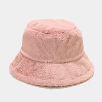 Women's Elegant Basic Solid Color Flat Eaves Bucket Hat sku image 5
