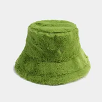 Women's Elegant Basic Solid Color Flat Eaves Bucket Hat sku image 10