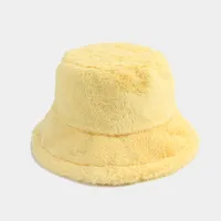 Women's Elegant Basic Solid Color Flat Eaves Bucket Hat sku image 9