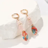 1 Pair Hawaiian Vacation Shell Plating Shell Drop Earrings main image 3