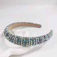 Women's Elegant Lady Geometric Rhinestone Hair Band sku image 4