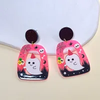 1 Pair Streetwear Halloween Pattern Arylic Drop Earrings sku image 1