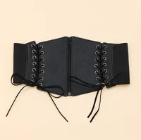 Basic Solid Color Pu Leather Women's Leather Belts sku image 1