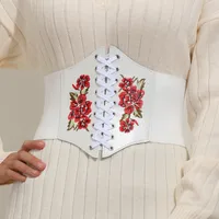 Retro Rose Pu Leather Women's Leather Belts main image 3