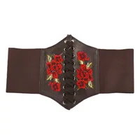 Retro Rose Pu Leather Women's Leather Belts main image 5