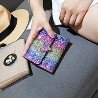 Women's Solid Color Pu Leather Lock Clasp Wallets sku image 3