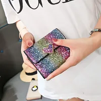 Women's Solid Color Pu Leather Lock Clasp Wallets main image 1