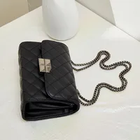 Women's Small Pu Leather Solid Color Basic Streetwear Square Open Shoulder Bag Crossbody Bag Chain Bag main image 3