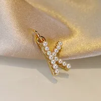 Wholesale Jewelry Fashion Letter Imitation Pearl Freshwater Pearl Copper Necklace main image 4