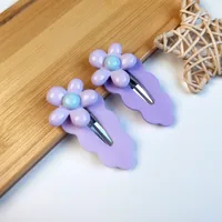 Women's Elegant Flower Resin Stoving Varnish Hair Clip main image 2