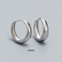 S925 Sterling Silver Geometric Wide Earrings Wholesale Hello Jewelry sku image 7