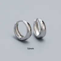 S925 Sterling Silver Geometric Wide Earrings Wholesale Hello Jewelry sku image 5