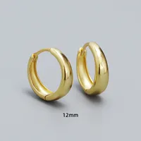 S925 Sterling Silver Geometric Wide Earrings Wholesale Hello Jewelry sku image 8