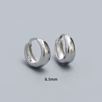 S925 Sterling Silver Geometric Wide Earrings Wholesale Hello Jewelry sku image 3
