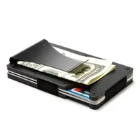 Unisex Solid Color Aluminium Alloy Open Wallets sku image 17