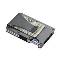 Unisex Solid Color Aluminium Alloy Open Wallets sku image 4
