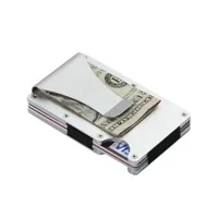 Unisex Solid Color Aluminium Alloy Open Wallets sku image 6