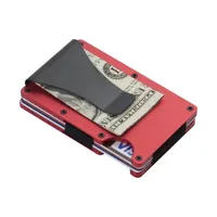Unisex Solid Color Aluminium Alloy Open Wallets sku image 9