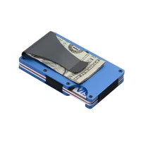 Unisex Solid Color Aluminium Alloy Open Wallets sku image 13