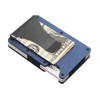 Unisex Solid Color Aluminium Alloy Open Wallets sku image 10