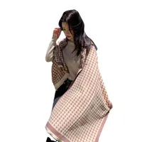 Women's Casual Houndstooth Imitation Cashmere Scarf main image 5