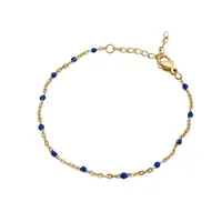 Simple Style Solid Color Stainless Steel Chain Bracelets main image 3