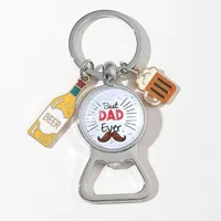 Original Design Wine Bottle Alloy Unisex Keychain sku image 2
