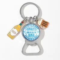 Original Design Wine Bottle Alloy Unisex Keychain sku image 1