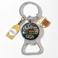 Original Design Wine Bottle Alloy Unisex Keychain sku image 3