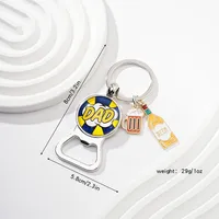 Original Design Wine Bottle Alloy Unisex Keychain sku image 8