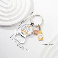 Original Design Wine Bottle Alloy Unisex Keychain sku image 11