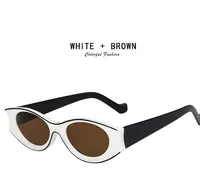 Retro Color Block Solid Color Ac Square Full Frame Glasses sku image 3