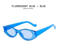 Retro Color Block Solid Color Ac Square Full Frame Glasses sku image 5