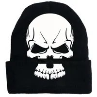 Women's Simple Style Color Block Printing Eaveless Wool Cap main image 1