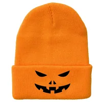 Women's Simple Style Color Block Printing Eaveless Wool Cap main image 4